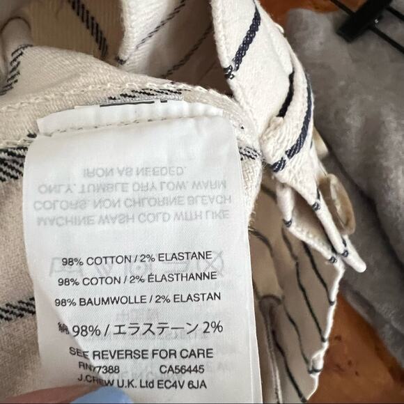 Madewell Emmett Button-Front Shorts in Stripe - Picture 8 of 8